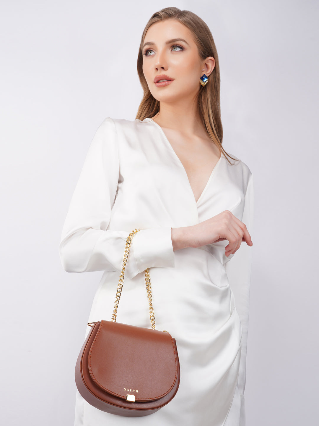 Safyr Megan Tan Women Handbag