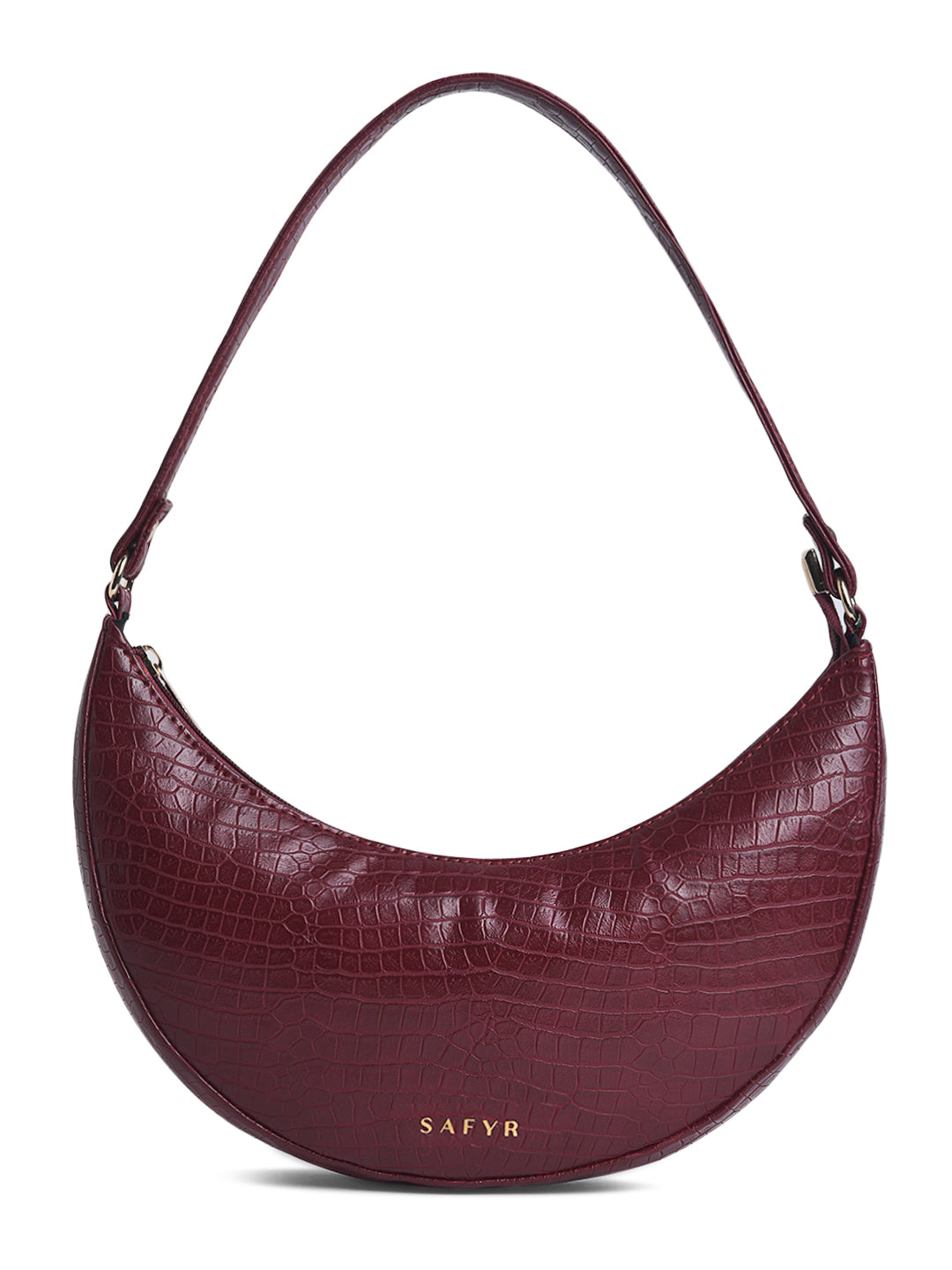 Emily - Croc embossed cherry