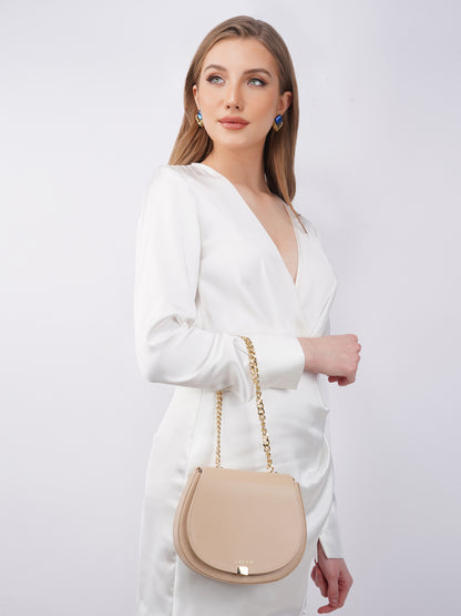Megan Beige Handbag
