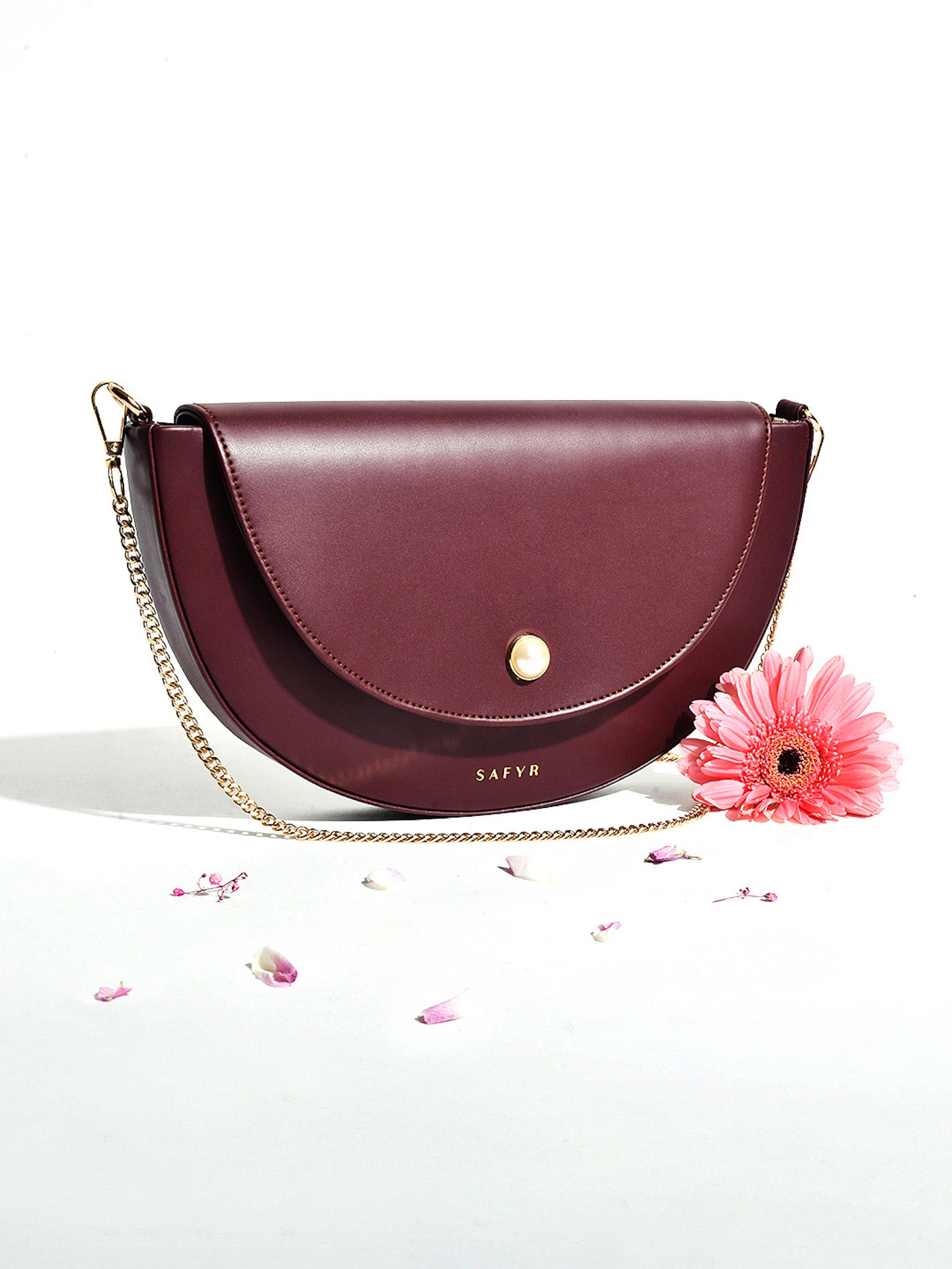 Burgundy best sale sling bag